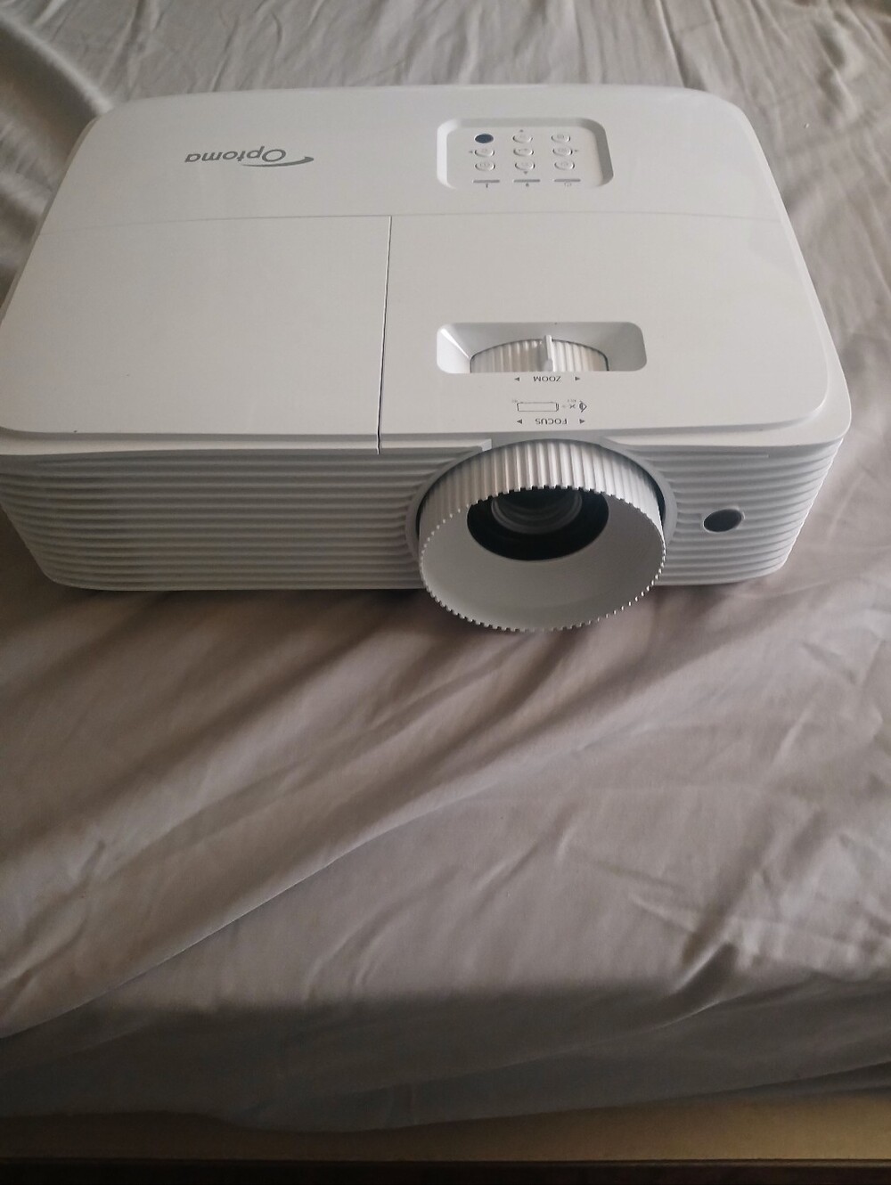 White Portable Projector - High-Definition Projection - Picture 7 of 10
